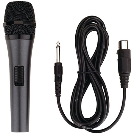 KARAOKE USA Professional Dynamic Microphone with Detachable Cord M189